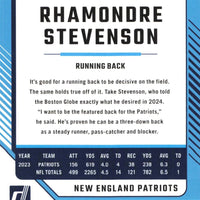 Rhamondre Stevenson 2024 Donruss Mint Card #174