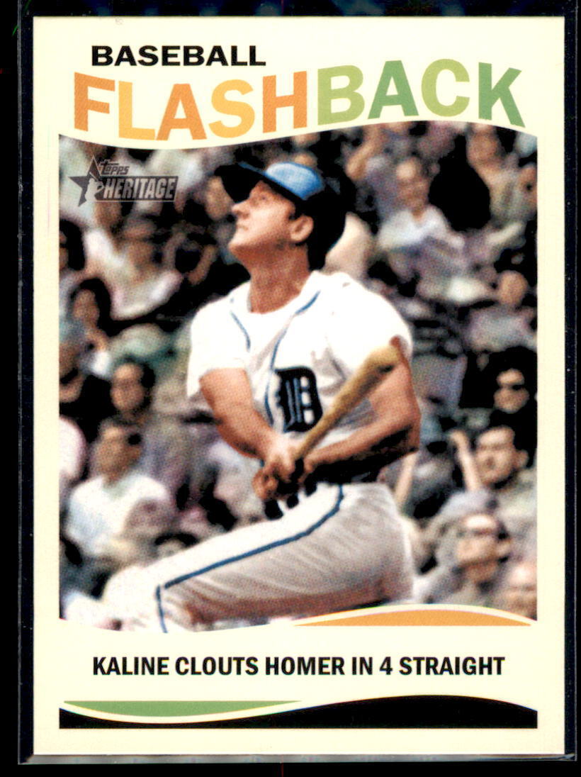 Al Kaline 2013 Topps Heritage Baseball Flashbacks Series Mint Card #BF-AK