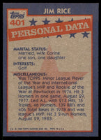 Jim Rice 1984 Topps All Star Series Mint Card #401
