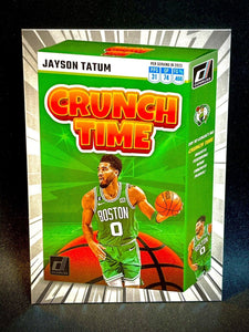 Jayson Tatum 2023 2024 Panini Donruss Crunch Time Series Mint Card #10