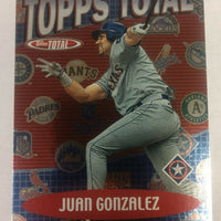 Juan Gonzalez 2002 Topps Total Topps Series Mint Card #TT18