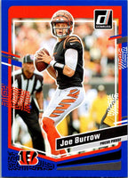 Joe Burrow 2023 Donruss Press Proof Blue Series Mint Card #57
