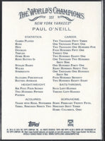Paul O'Neill 2024 Topps Allen & Ginter Foil Filigree Series Card #337
