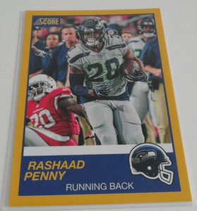 Rashaad Penny 2019 Score GOLD Series Mint Card #315