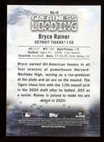 Bryce Rainer 2025 Bowman Chrome Greatness Loading Series Mint Card #GL-5
