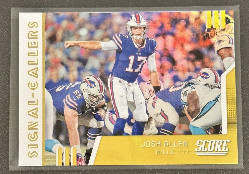 Josh Allen 2019 Score Signal-Callers GOLD Series Mint Card  #SC-6