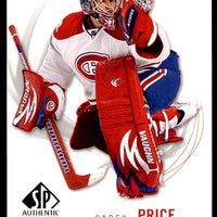 Carey Price 2009 2010 SP Authentic Card #5
