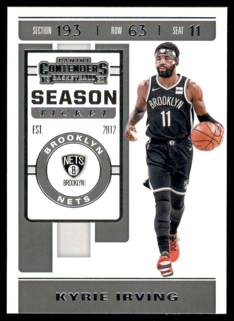 Kyrie Irving 2019 2020 Panini Contenders Season Ticket Series Mint Card #67