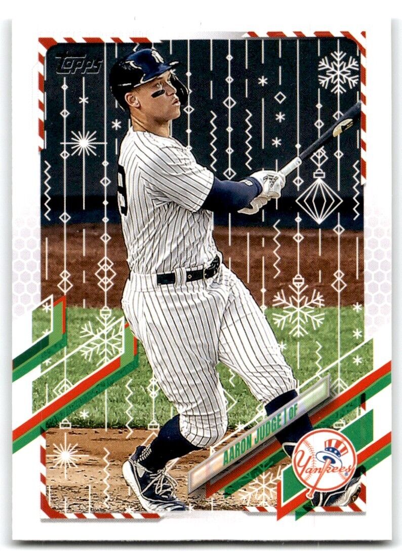 Aaron Judge 2021 Topps Holiday Baseball Series Mint Card  #HW99
