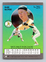 Mark McGwire 1991 Fleer Ultra Series Mint Card #251
