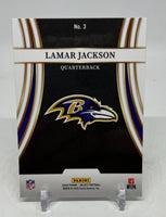 Lamar Jackson 2024 Panini Select Turbocharged Series Mint Card #3
