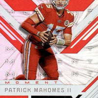 2019 Score Football Epix Moment Complete Mint 10 Card Insert Set with Mahomes plus