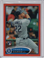 James Darnell 2012 Topps Chrome Orange Refractor Series Mint Rookie Card #174
