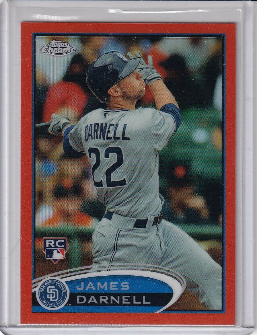 James Darnell 2012 Topps Chrome Orange Refractor Series Mint Rookie Card #174