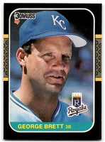 George Brett 1987 Donruss Series Mint Card #54
