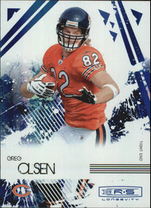 Greg Olsen 2009 Donruss Rookies and Stars Longevity Sapphire Series Mint Card #17