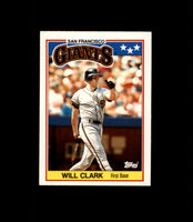 Will Clark 1988 Topps UK Mini Series Mint Card #14
