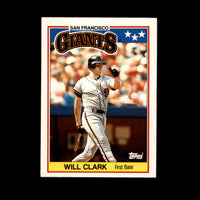 Will Clark 1988 Topps UK Mini Series Mint Card #14