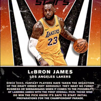 LeBron James 2019 2020 Donruss Fantasy Stars Series Mint Card #4
