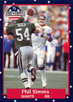 Phil Simms 1991 Fleer Stars and Stripes Series Mint Card #95
