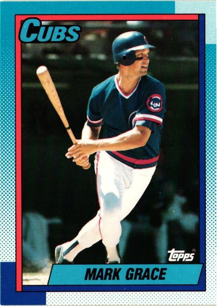 Mark Grace 1990 O-Pee-Chee Series Mint Card #240