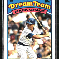 Mark Grace 1989 Topps Kmart Dream Team Series Mint Card #1