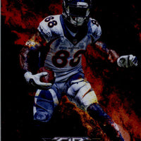 Demaryius Thomas 2014 Topps Fire Flame Foil Series Mint Card #10