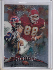 Tony Gonzalez 1998 Topps Finest Series Mint Card #12