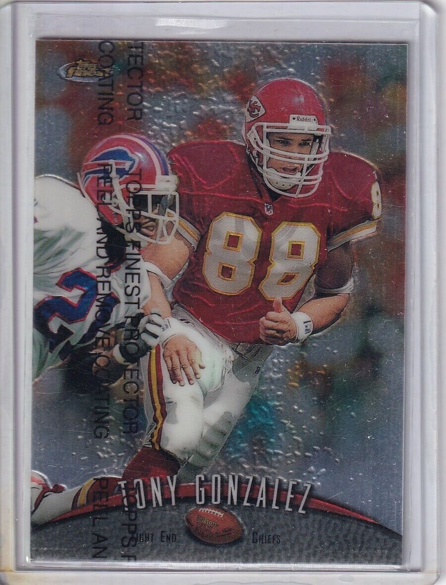 Tony Gonzalez 1998 Topps Finest Series Mint Card #12