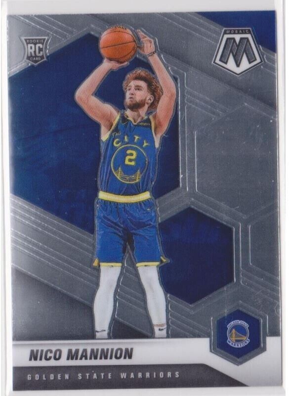 Nico Mannion 2020 2021 Panini Mosaic Series Mint Rookie Card #229