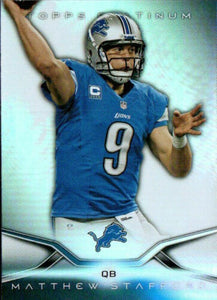 Matthew Stafford 2014 Topps Platinum Series Mint Card #51