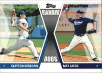 Clayton Kershaw and Mat Latos 2011 Topps Diamond Duos Series Mint Card  #DD-KL
