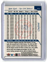 Babe Ruth 2003 Flair Greats Series Mint Card #63
