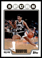 George Gervin 2008 2009 Topps Series Mint Card #178
