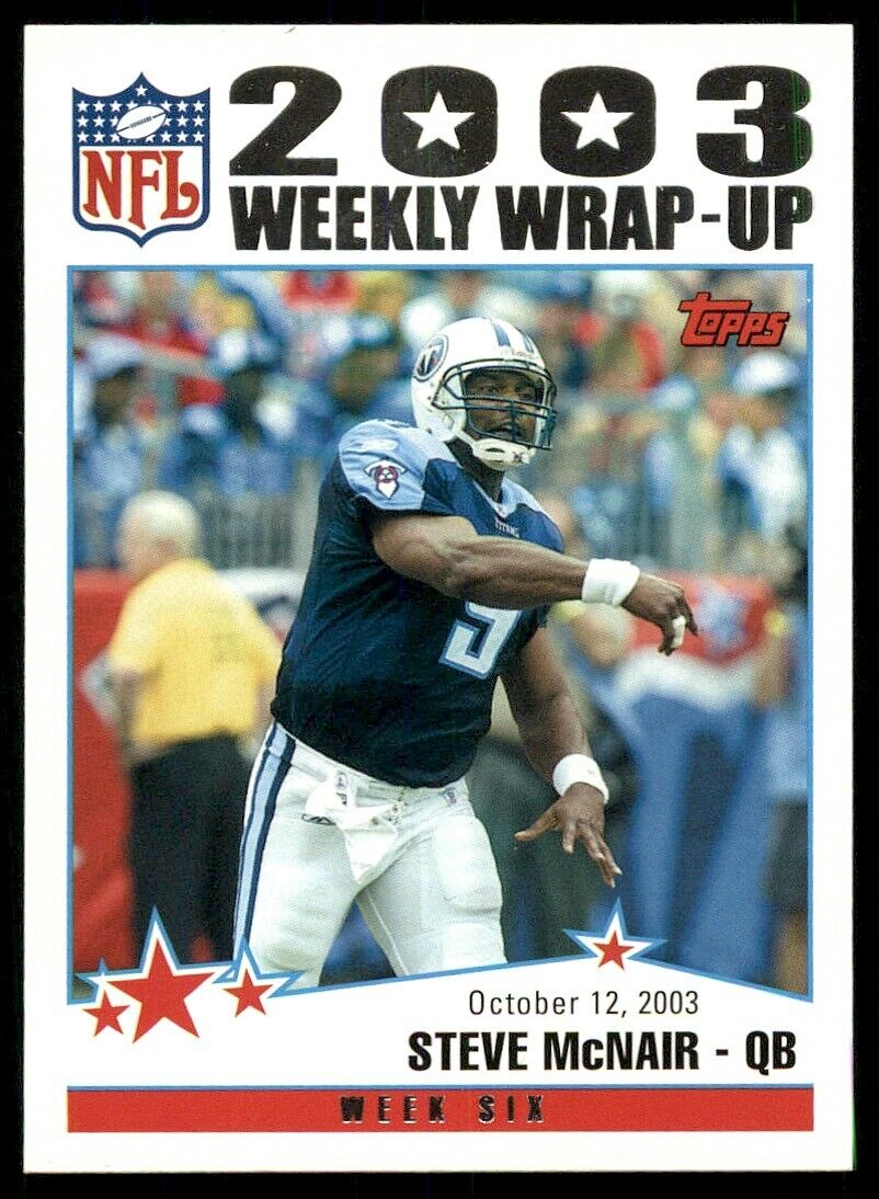 Steve McNair 2004 Topps Series Mint Card #296