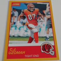 CJ Uzomah 2019 Score GOLD Series Mint Card #96