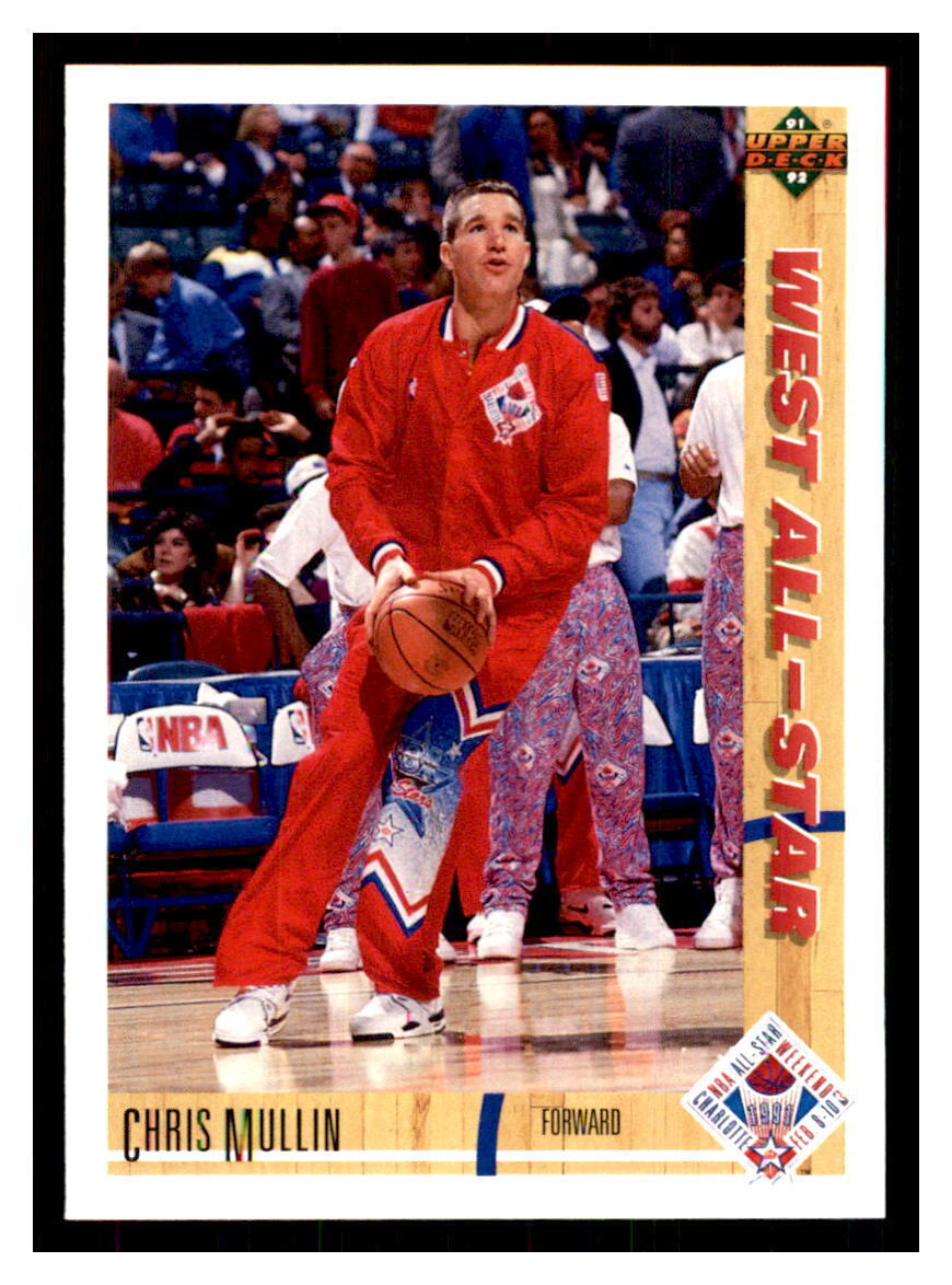 Chris Mullin 1991 1992 Upper Deck Series Mint Card #60