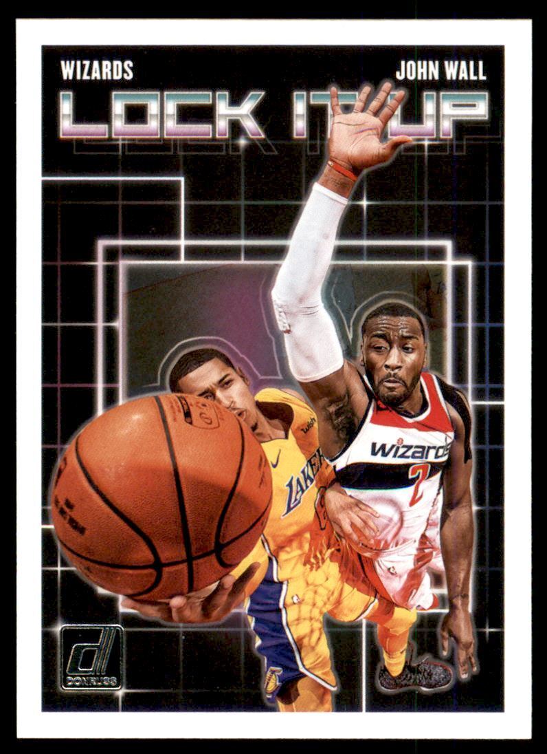 John Wall 2018 2019 Donruss Lock It Up Series Mint Card #7