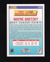 Wayne Gretzky 1990 1991 Score Record Setters Card #347
