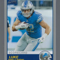 Luke Willson 2019 Panini Score SCORECARD Series Mint Card #222