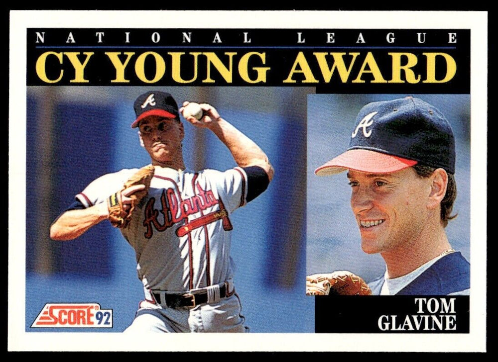 Tom Glavine 1992 Score Cy Young Award Series Mint Card #791