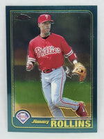 Jimmy Rollins 2001 Topps Chrome Traded Series Mint Rookie Card #T66
