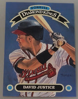 David Justice 1991 Donruss Diamond Kings Series Mint Card #DK-6
