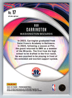 Bub Carrington 2024 2025 Panini Prizm Instant Impact Series Mint Card #17
