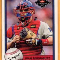 Ivan Rodriguez 2001 Fleer Platinum Series Mint Card #337