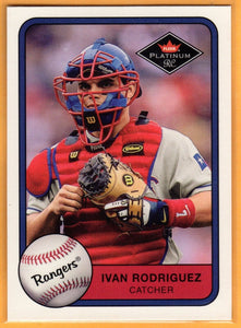 Ivan Rodriguez 2001 Fleer Platinum Series Mint Card #337