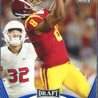 Amon-Ra St. Brown 2021 Leaf Draft Blue Series Mint Rookie Card #27