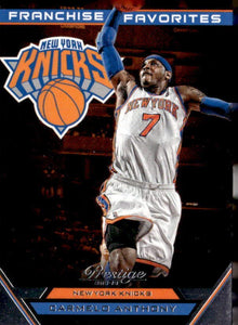 Carmelo Anthony 2012 Panini Prestige Franchise Favorites Series Mint Card #18