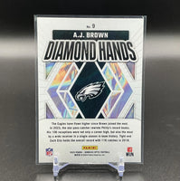 A.J. Brown 2024 Panini Donruss Optic Diamond Hands Series Mint Card #9
