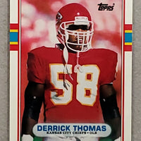 Derrick Thomas 1989 Topps Traded Series Mint Rookie Card #90T
